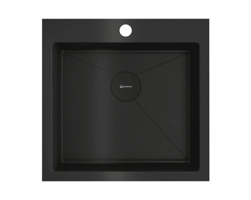 Omoikiri Akisame 51-GB Кухонная мойка нерж. сталь 51x51 см, цвет: графит 4997013