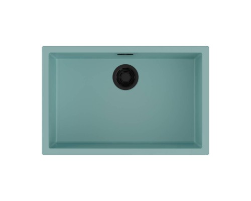 Omoikiri Yamakawa 75-U/I-AZ Кухонная мойка Artceramic 75,6x45,6 см, цвет: azur blue 4993176