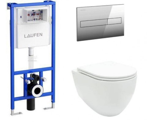 Allen Brau Reality Унитаз подесной с инсталляцией 36,5x53x40h см, цвет: белый 00316510