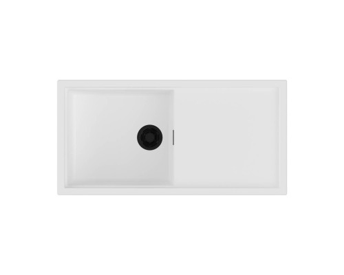 Omoikiri Sintesi 100-WH Кухонная мойка Artceramic 100x50 см, цвет: белый 4997126
