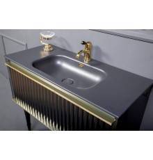 Armadi Art Vallessi Avantgarde Тумба подвесная 100х46х38h см, цвет: черный/золото 843-100-BG
