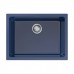 Omoikiri Okinoshima 61-U/I-IB Glossy Кухонная мойка Natceramic 61x46 см, цвет: indigo blue 4911261
