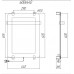Allen Brau Infinity Полотенцесушитель электрический 44x6,6x60h см, цвет: бронза 00305010