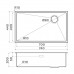 Omoikiri Taki 74-U/IF Side-GB Кухонная мойка нерж. сталь 74x44 см, цвет: графит 4993172