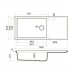 Omoikiri Sintesi 116-CN Кухонная мойка Artceramic 116x50 см, цвет: canyon 4997122
