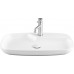 Allen Brau Liberty Раковина чаша 70x43x9h см с 1 отверстием, цвет: белый 4.32011.21