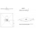 Allen Brau Priority Душевой поддон 90x80x3h см, цвет: зеленый 8.31001-PWM