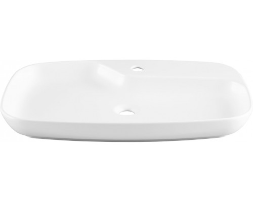 Allen Brau Liberty Раковина чаша 70x43x9h см с 1 отверстием, цвет: белый 4.32011.21