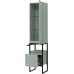 Allen Brau Priority Шкаф-пенал 40x31,5x180h см, цвет: папирус матовый 1.31005.PWM