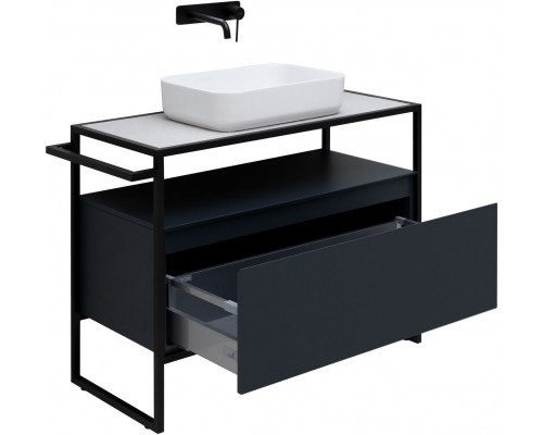 Allen Brau Priority Тумба под раковину 100x45x75h см, цвет: антрацит 1.31003.AM Allen Brau Priority Тумба под раковину 100x45x75h см, цвет: антрацит 1.31003.AM