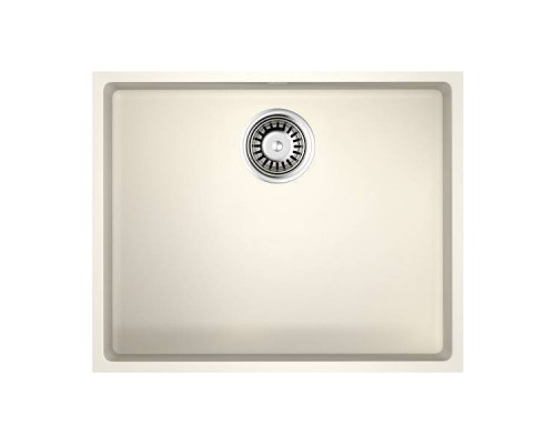 Omoikiri Bosen 54-U-WH Кухонная мойка Tetogranit 54x44 см, цвет: белый 4993164