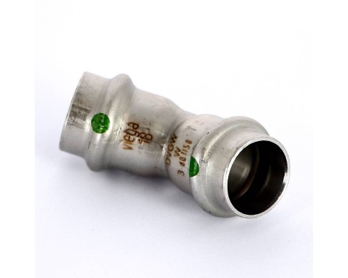 Угол пресс 45 град. нержавеющая сталь Sanpress Inox VIEGA 18