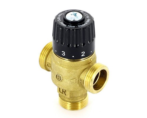Клапан Н термосмесительный UNI-FITT 3/4" 30-65°С, Kvs 2,3 смешение в центр