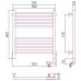 Сунержа Богема 2.0 Полотенцесушитель электрический 50x60h, прав., цвет: золото 03-5205-6050
