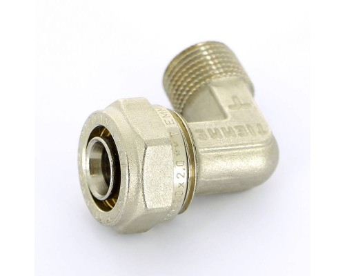 Угол обжим-Н никелированный TIEMME 20х1/2"