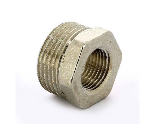 Футорка НВ никелированная UNI-FITT 1/2"x1" Футорка НВ никелированная UNI-FITT 1/2"x1"