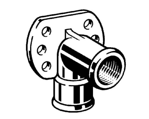 Водорозетка ВВ Viegaa 3/4" бронза