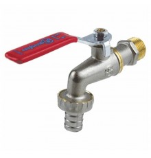 Кран Aquasfera шар. водоразб. Лат. со штуц. 1019 Euro Ду 20 Ру16 НР/штуц G3/4" ры-г L-141мм 1019-02