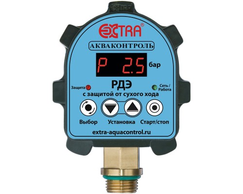 Реле давления EXTRA Акваконтроль воды электронное для насоса РДЭ-10-2,2