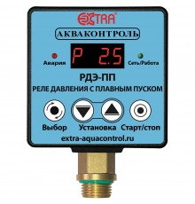 Реле давления EXTRA Акваконтроль воды электронное с пл пуск/насоса РДЭ-10-3,3-ПП