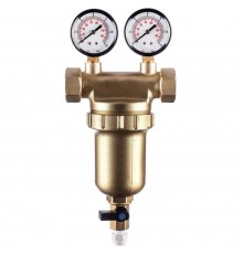 Фильтр Гейзер - Бастион 7508145201 (3/4 для горячей воды, с двумя манометрами d76)