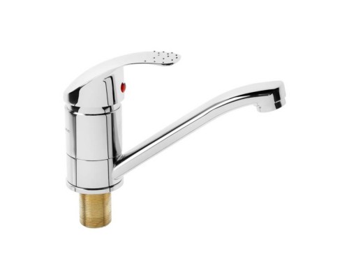 Смеситель БЕЛЫЕ КОЛОДЕЗИ д/кухни 40 мм, п/гайку, излив 15см., TYE-2105 (10) Арт. A443-15