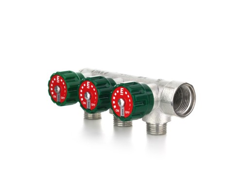 Коллектор модульный ELSEN 3/4" 2х1/2" НР TIN латунь