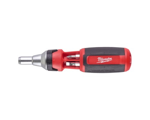 Отвертка Milwaukee универсальная с трещоткой 9 в 1 (PH1/PH2/PZ1/PZ2/T15/T20/SL 5.5)
