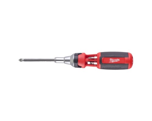 Отвертка Milwaukee универсальная с трещоткой 9 в 1 (PH1/PH2/PZ1/PZ2/T15/T20/SL 5.5)