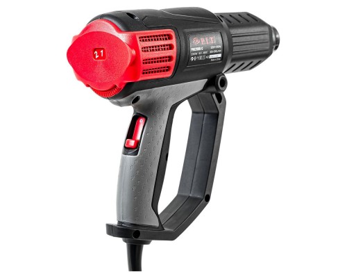 Фен P.I.T. электрический PHG 2000-C МАСТЕР (2кВт,50-600С,три положения потока воздуха,насадки КЕЙС)(