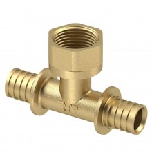 Тройник переходной ВР 16х1/2х16 латунь акс.