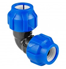 Отвод ПНД компрессионный 50 мм (VALFEX)