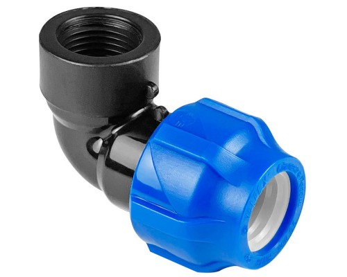 Отвод ПНД компрессионный ВР 20*1/2" внутренняя резьба (VALFEX)