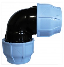 Отвод для водостока ПП 110*87гр. мм Синикон Rain Flow компрессионный 100 (уп.20 шт)