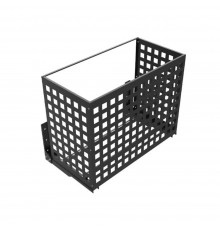 Короб Атлант д/кондиционера с кроншт. 900х650х500 П1 Стадиум RAL9005 цв черный