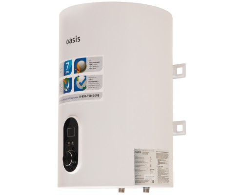 Водонагреватель OASIS SN- 30 30 л., круглый, 2 кВт, бак из нержавеющей стали (4640015386919) (Китай)