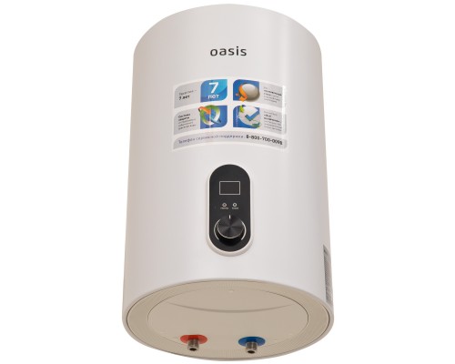 Водонагреватель OASIS SN- 30 30 л., круглый, 2 кВт, бак из нержавеющей стали (4640015386919) (Китай)
