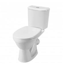 Унитаз-компакт SANTEK косой выпуск н/под 2реж в/к ДП бел Бореаль 1.WH30.2.143