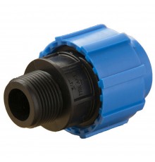 Муфта ПНД компрессионная НР 25*3/4" наружная резьба (ТПК-АКВА)