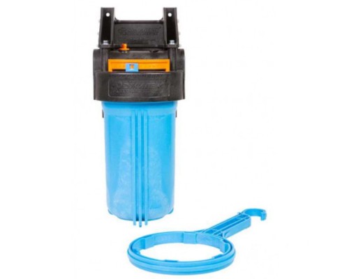 Корпус фильтра ВВ10, внутренняя резьба 1", синий корпус, для холодной воды, Джилекс (9054)