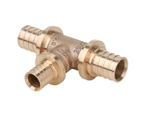 Тройник Gappo переходной бронзовый 20 х 16 х 20