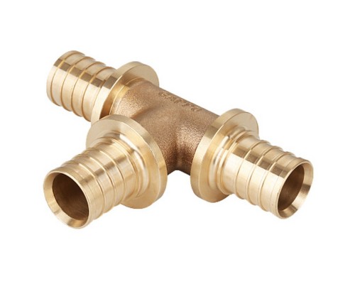 Тройник Gappo равнопроходной бронзовый 16