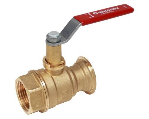 Кран шаровой Giacomini с рычажной ручкой 1 1/4"F x 2", R285LY003 Кран шаровой Giacomini с рычажной ручкой 1 1/4"F x 2", R285LY003