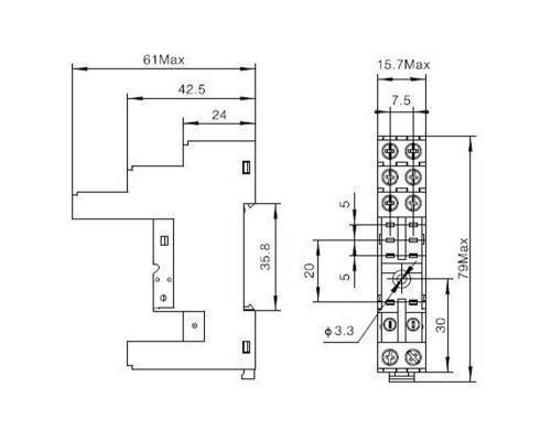 Реле промежуточное ZONT 12V DC Реле промежуточное ZONT 12V DC