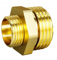 Ниппель переходной LD DN15х10 нр-нр, латунь