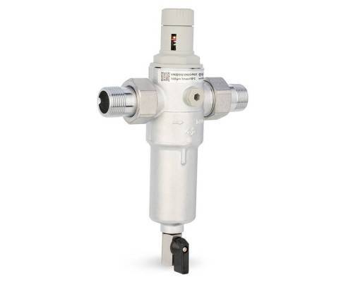 Фильтр сетчатый VARMEGA промывной, комбинированный 3/4", PN25, для ГВС и ХВС, VM22902