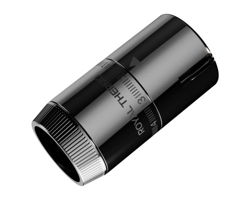 Термоголовка жидкостная Royal Thermo Design М30х1,5 (хром) Термоголовка жидкостная Royal Thermo Design М30х1,5 (хром)