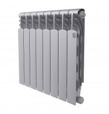 Радиатор биметаллический Royal Thermo Revolution B 500 Серебристый – 8 секц.