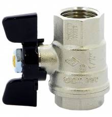 Кран BUGATTI ВВ 1/2" бабочка OREGON серия 302, полный проход