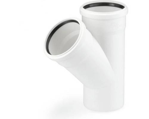 Тройник REHAU 50/40/45гр RAUPIANO PLUS Тройник REHAU 50/40/45гр RAUPIANO PLUS